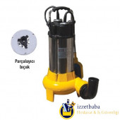 Attlas V1100d-F Döküm Gövdeli1,5 Hp Atık Su Pompası - 1