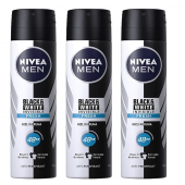 Nivea Men Invisible For Black & White Fresh 150 ml 3 Adet Deo Sprey - 1
