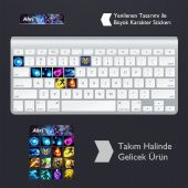 Ahri: Klavye Sticker Set - 1