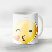Sevgiliye Özel Öpücük Emoji Harika Kupa Tasarımı - 1