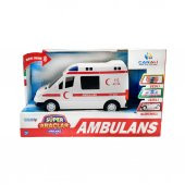 Canali Toys Eğitici Sesli Işıklı Sesli Pilli Oyuncak Ambulans - 1