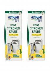 Pure Saf Limon Asidi, Ekolojik Organik Kireç Çözücü 350 gr X 2 Adet - 1