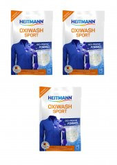 OxiWash Sport, Spor ve Fonksiyonel Kıyafetler için Leke Çıkarıcı Hijyen Sağlayıcı Toz 50 g x 3 Adet - 1