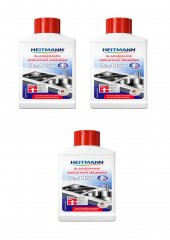 Cam , Seramik , Inox Ocak Temizleyi , Yağ ve Kireç Çözücü 250 ml X 3 Adet - 1
