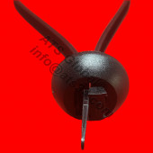 Tokalı Düğme Başlıklı, Kablo Bağı Plastik Cırt Kelepçe 7.6X380 mm 100 Adet - 1