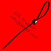 Tokalı Düğme Başlıklı, Kablo Bağı Plastik Cırt Kelepçe 7.6X380 mm 100 Adet - 3