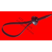 Tokalı Düğme Başlıklı, Kablo Bağı Plastik Cırt Kelepçe 7.6X380 mm 100 Adet - 5