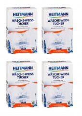 HEITMANN Çamaşır Beyazlatıcı Mendili Pratik Kullanım X 4 Kutu - 1