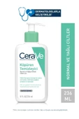 CERAVE Köpüren Temizleyici Seramid İçerikli Normal & Yağlı Ciltler Yüz Vücut 236ml - 1