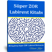 Süper Zor Labirent Kitabı (7 Yaş İçin Labirent Kitabı) - 1