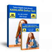 Teksir Kağıtlı Karalama Defter Seti (A4-A5) - 1