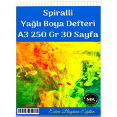 Büyük Boy Yağlı Boya Defteri (A3-250 Gr) - 1