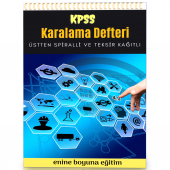 KPSS Spiralli Karalama Defteri Teksir Kağıtlı - 1