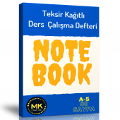 Teksir Kağıtlı Ders Çalışma Defteri - 1