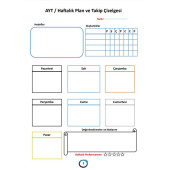 AYT Planlı Ders Çalışma Defteri (200 Sayfa) - 2