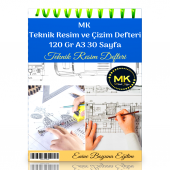 MK Teknik Resim Defter 120 Gr A3 30 Sayfa - 1