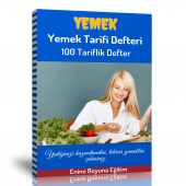 Yemek Tarifi defteri (100 Tariflik Defter) - 1