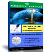 AÖF Hukukun Temel Kavramları (Çıkmış ve Çıkacak Sorular) - 1
