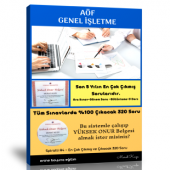 AÖF Genel İşletme (Çıkmış ve Çıkacak Sorular) - 1