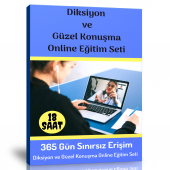 Diksiyon ve Güzel Konuşma Online Eğitim Seti - 1