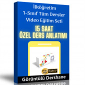 İlköğretim 1. Sınıf Tüm Dersler Görüntülü Eğitim Seti - 1