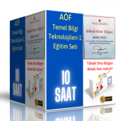 AÖF Temel Bilgi Teknolojileri 1 Görüntülü Eğitim Seti - 1