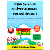 %100 Garantili Ehliyet Aldıran PDF Ehliyet Kitabı (Maile Gönderilir) - 1