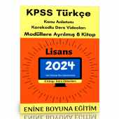 2025 KPSS Lisans Enine Boyuna Türkçe Modüler Kitap Seti - 1