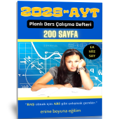 2025-AYT Planlı Ders Çalışma Defteri (200 Sayfa) - 1