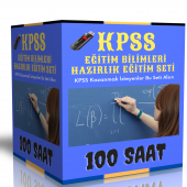 2025 Eğitim Bilimleri Hazırlık Görüntülü Eğitim Seti (100 Saat Anlatım) - 1