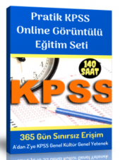 KPSS Genel Kültür Genel Yetenek Eğitim Seti - 1