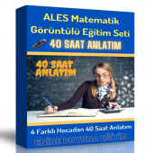 ALES Matematik Görüntülü Eğitim Seti (40 Saat Anlatım) - 1