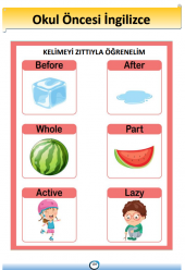 Okul Öncesi İngilizce Eğitim Seti (PDF Kitap) - 3