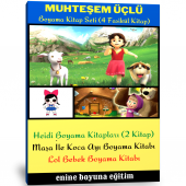 Muhteşem Üçlü Boyama Kitap Seti (4 Fasikül Kitap) - 1