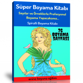 Süper Boyama Kitabı (Sayılar ve Renklerle Boyama) - 1
