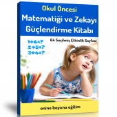 Okul Öncesi Matematiği ve Zekayı Güçlendirme Kitabı - 1