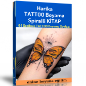 Harika TATTOO Boyama Kitabı - 1