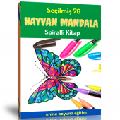 Seçilmiş 76 Hayvan Mandala - 1