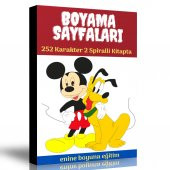 Boyama Sayfaları Kitap Seti (2 Spiralli Kitap) - 1