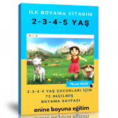 Enine Boyuna İlk Boyama Kitabım (2-3-4-5 YAŞ) - 1