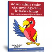 Adım Adım Resim Çizmeyi Öğreten Kılavuz Kitap Defter - 1