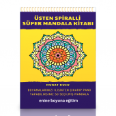 Üstten Spiralli Süper Mandala Kitabı - 1