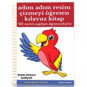 Adım Adım Resim Çizmeyi Öğreten Kılavuz Kitap Defter - 2