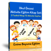 Okul Öncesi Aktivite Eğitim Kitap Seti (2 Fasikül Kitap) - 1