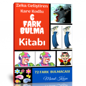 Zeka Geliştiren Fark Bulma Kitabı (72 Fark Bulmacası) - 1