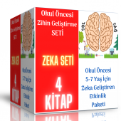Okul Öncesi Zihin Geliştirme Seti (4 Kitap) - 1