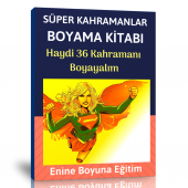 Süper Kahramanlar Boyama Kitabı - 1