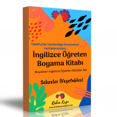 İngilizce Öğreten Boyama Kitabı (Sebzeler) - 1