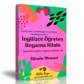 İngilizce Öğreten Boyama Kitabı (Elbiseler) - 1