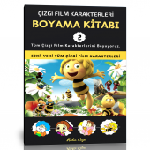 Çizgi Film Karakterleri Boyama Kitabı-2 - 1